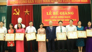 Các học viên đạt thành tích cao trong khóa học