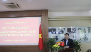 PGS.TS. Lương Thanh Cường - Phó Giám đốc Học viện phát biểu kết luận Hội thảo