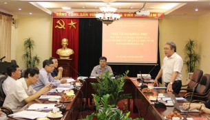 TS. Đặng Xuân Hoan – Giám đốc Học viện Hành chính Quốc gia, Chủ tịch Hội đồng Biên tập Tạp chí QLNN phát biểu tại Hội thảo