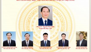 BAN GIÁM ĐỐC HỌC VIỆN HÀNH CHÍNH VÀ QUẢN TRỊ CÔNG