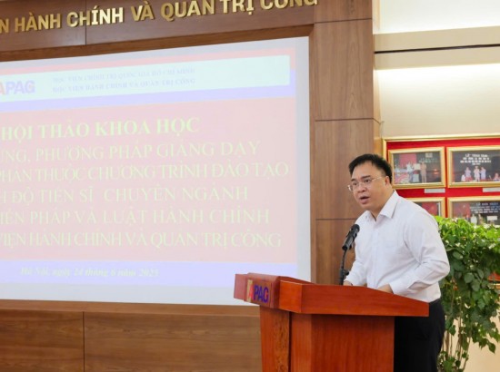 PGS. TS. Nguyễn Quốc Sửu phát biểu khai mạc