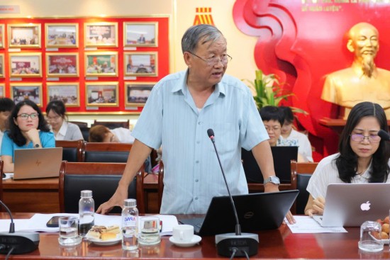 GS. TS. Phạm Hồng Thái, Nguyên chủ nhiệm Khoa Luật - Đại học Quốc gia Hà Nội phát biểu