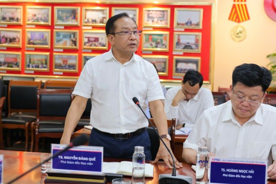 TS. Nguyễn Đăng Quê, Phó Giám đốc Học viện